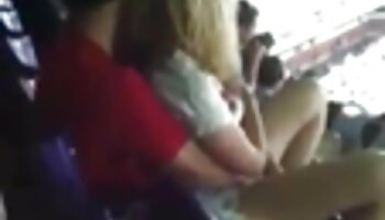 Taut Blondie Woman ottiene una straordinaria gangbang hard-core formose porche